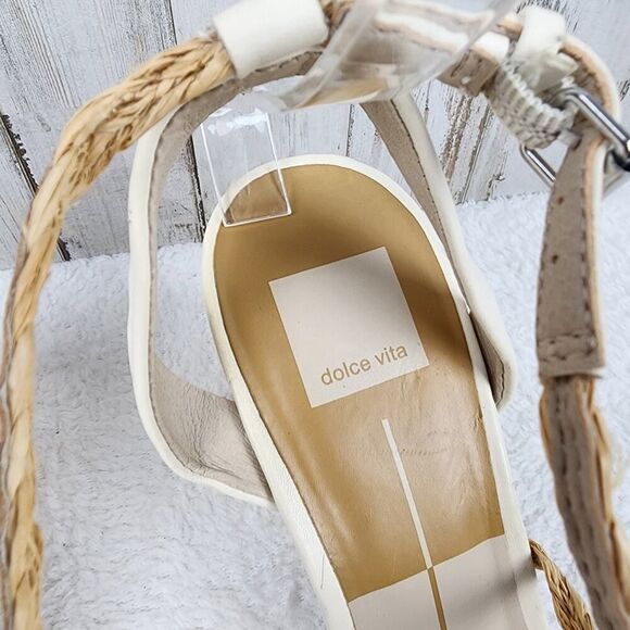 Dolce Vita Nico Natural Heeled Sandals Size 10 - Picture 3 of 9